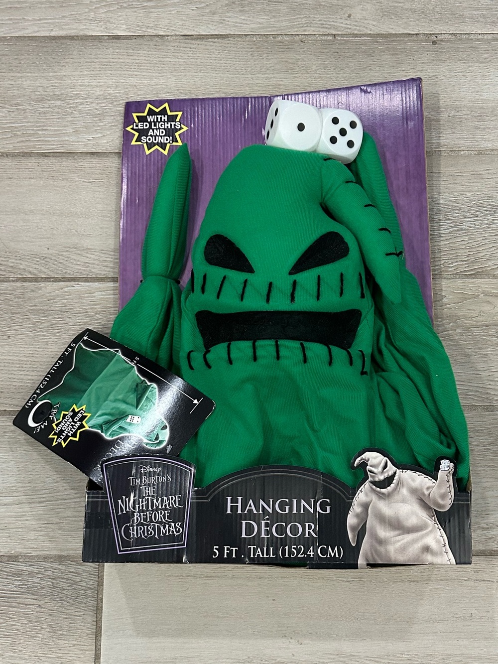 Disney The Nightmare Before Christmas “Oogie Boogie” 5 Foot Hanging Decor